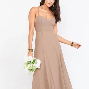 Show Me Your Mumu - Godshaw Goddess Gown - Dune Chiffon